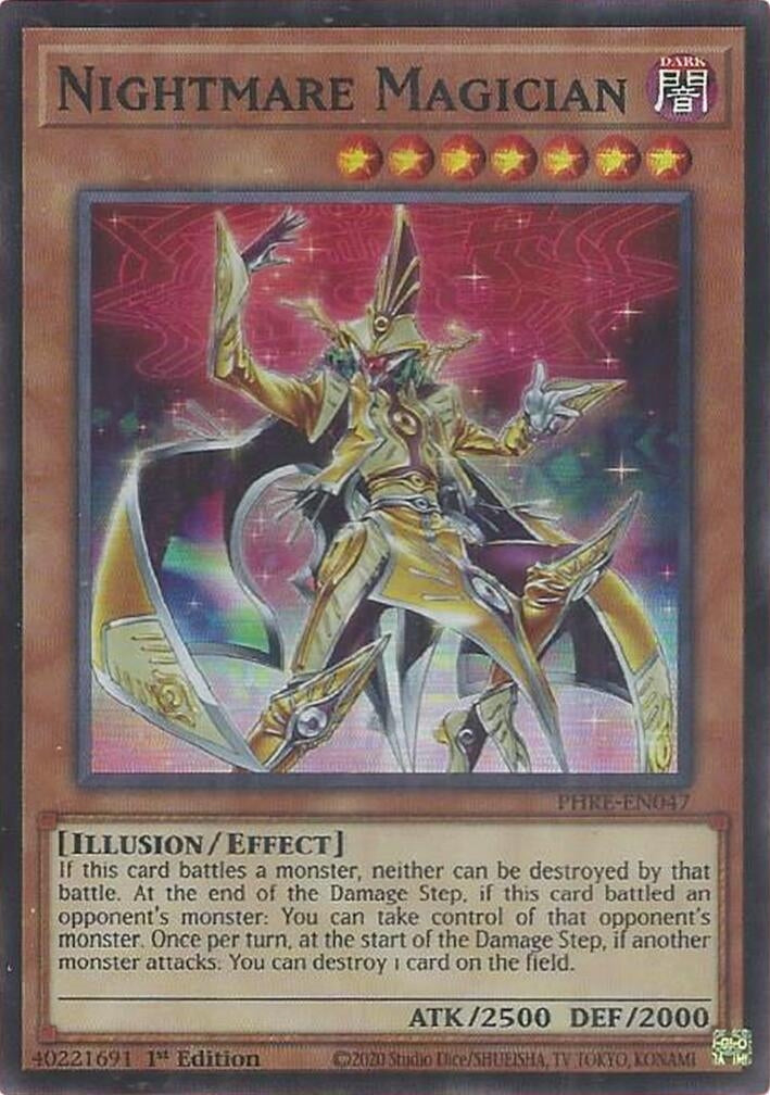 Nightmare Magician (Super Rare) (PHRE-EN047)  Super Rare