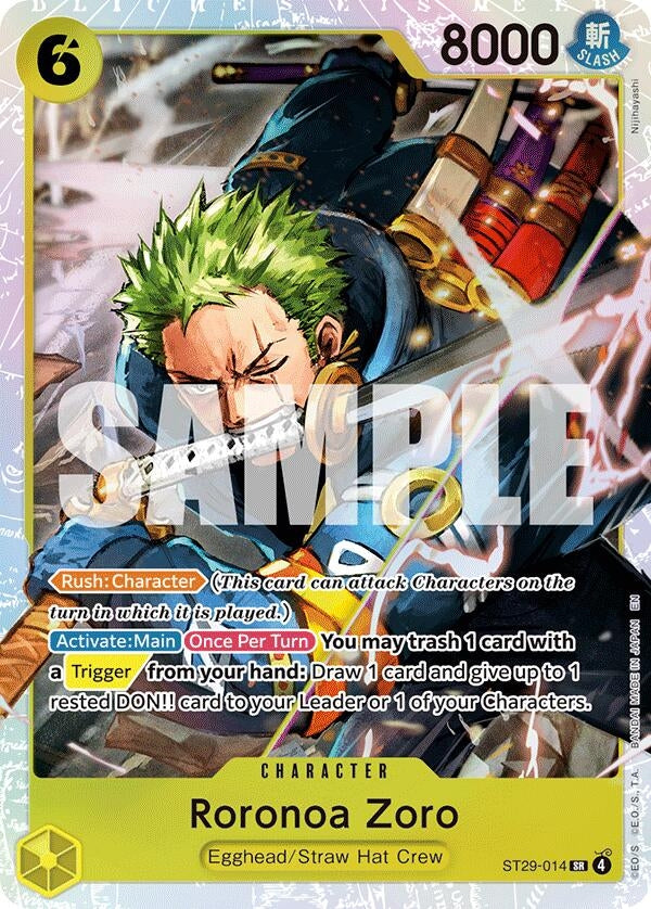 (ST29-014) Roronoa Zoro - Super Rare
