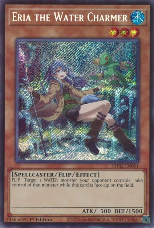 Eria the Water Charmer (CH02-EN001)  Secret Rare