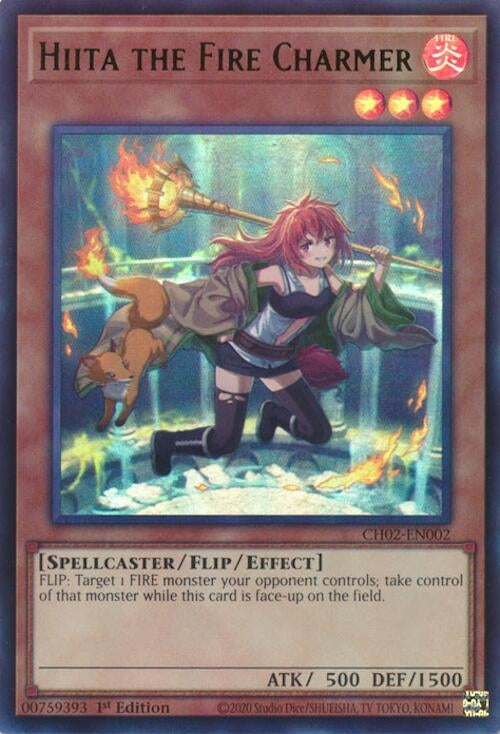 Hiita the Fire Charmer  (CH02-EN002)  Ultra Rare