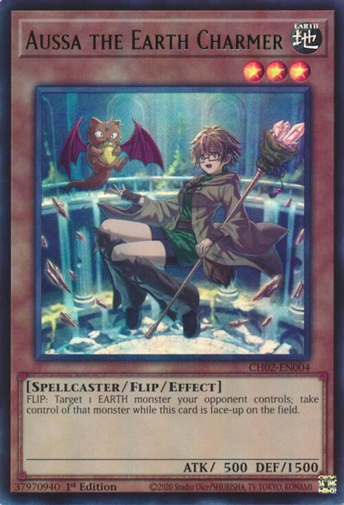 Aussa the Earth Charmer  (CH02-EN004)  Ultra Rare