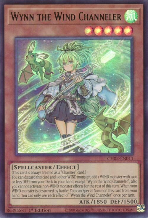 Wynn the Wind Channeler (CH02-EN011)  Ultra Rare