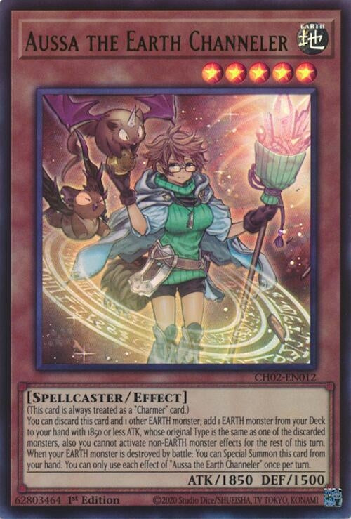 Aussa the Earth Channeler (CH02-EN012)  Ultra Rare