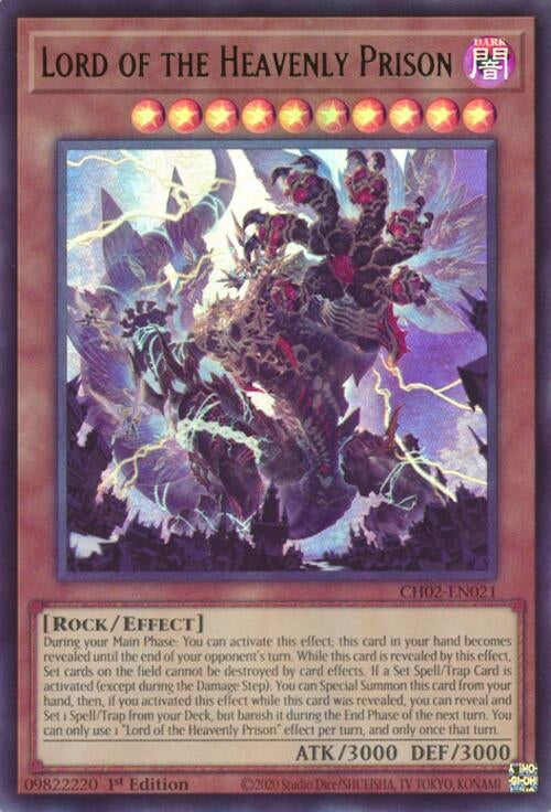 Lord of the Heavenly Prison (CH02-EN021)  Ultra Rare