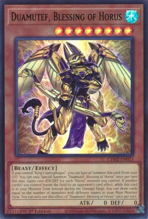 Duamutef, Blessing of Horus (CH02-EN023)  Ultra Rare