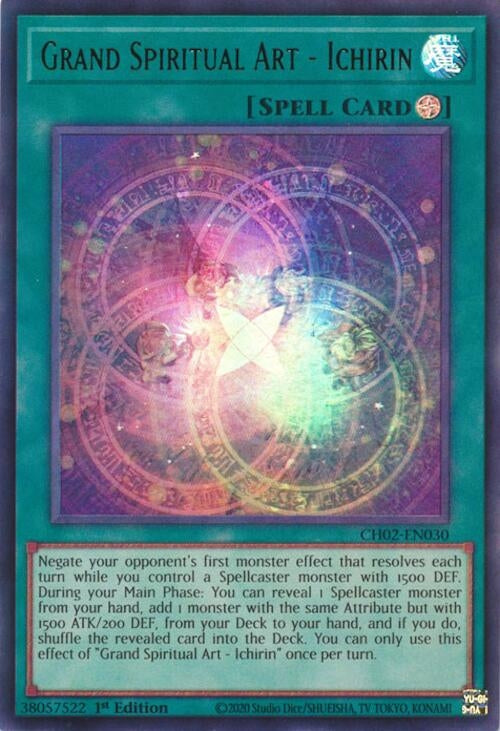 Grand Spiritual Art - Ichirin (CH02-EN030)  Ultra Rare