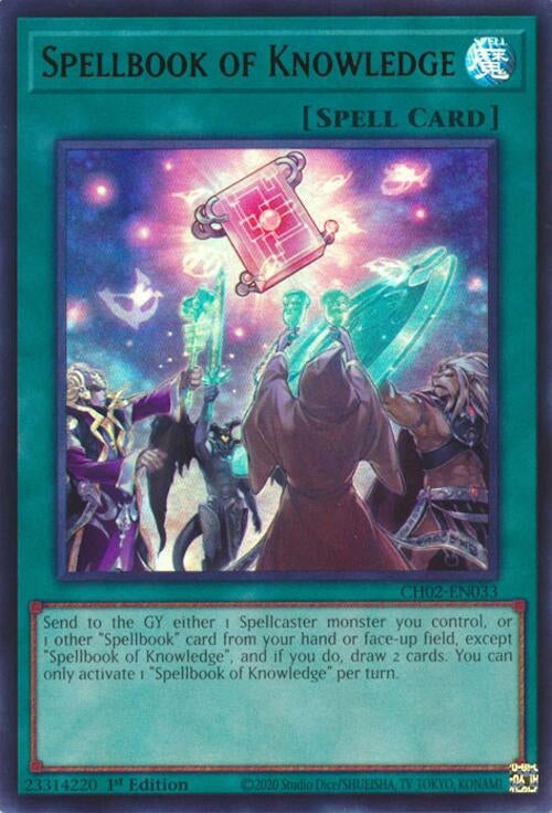 Spellbook of Knowledge (CH02-EN033)  Ultra Rare
