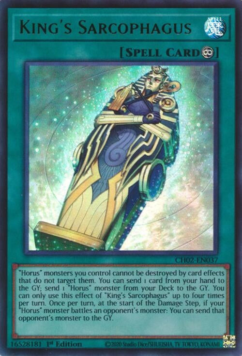 King's Sarcophagus (CH02-EN037)  Ultra Rare