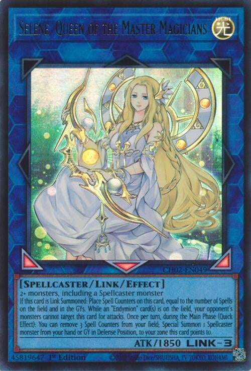 Selene, Queen of the Master Magicians (CH02-EN049)  Ultra Rare