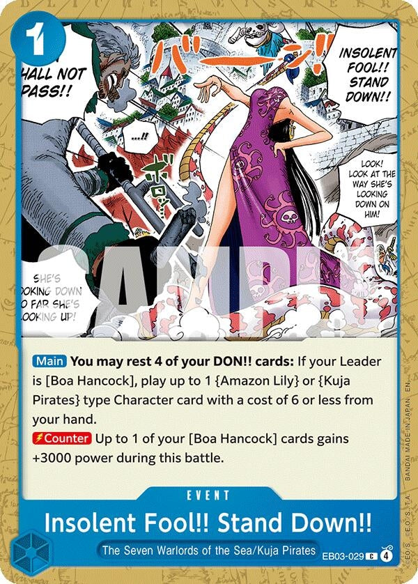 (EB03-029) Insolent Fool!! Stand Down!! - Common