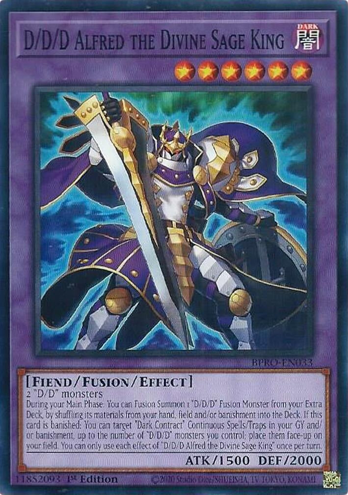 D/D/D Alfred the Divine Sage King (BPRO-EN033)  Common