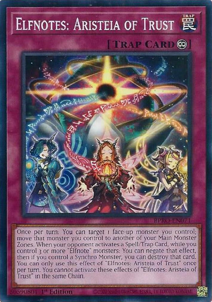 Elfnotes: Aristeia of Trust (BPRO-EN071)  Common