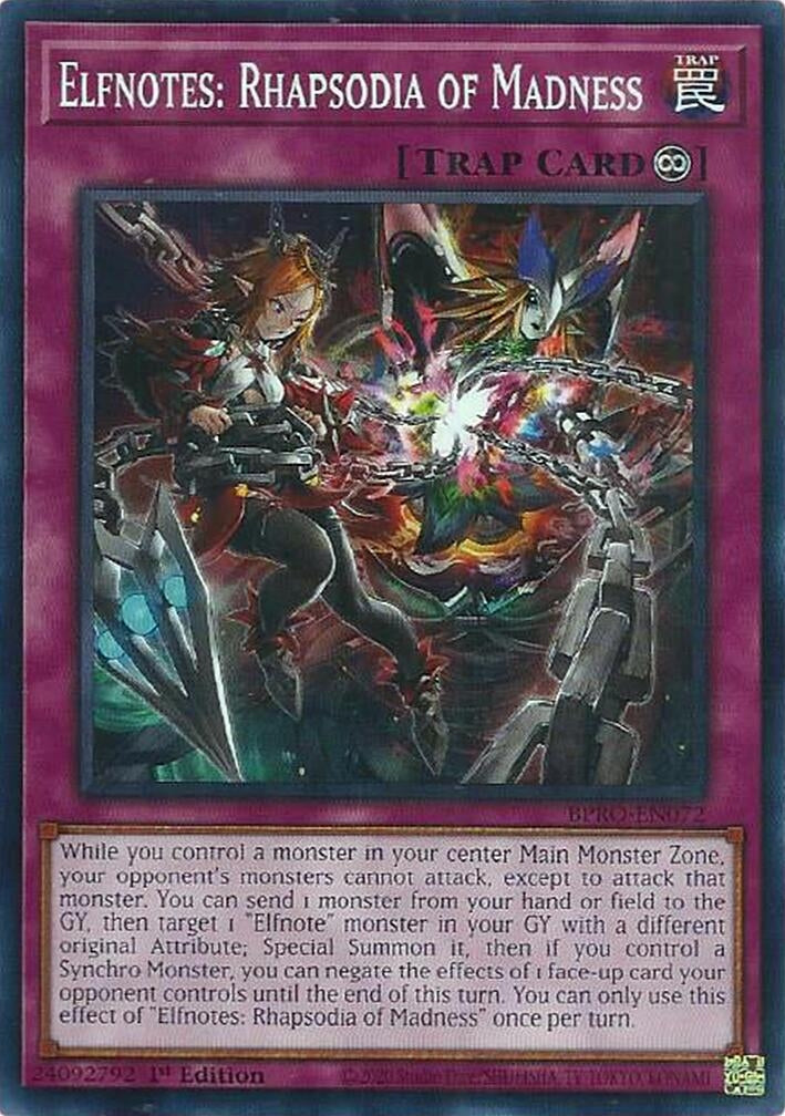 Elfnotes: Rhapsodia of Madness (BPRO-EN072)  Common