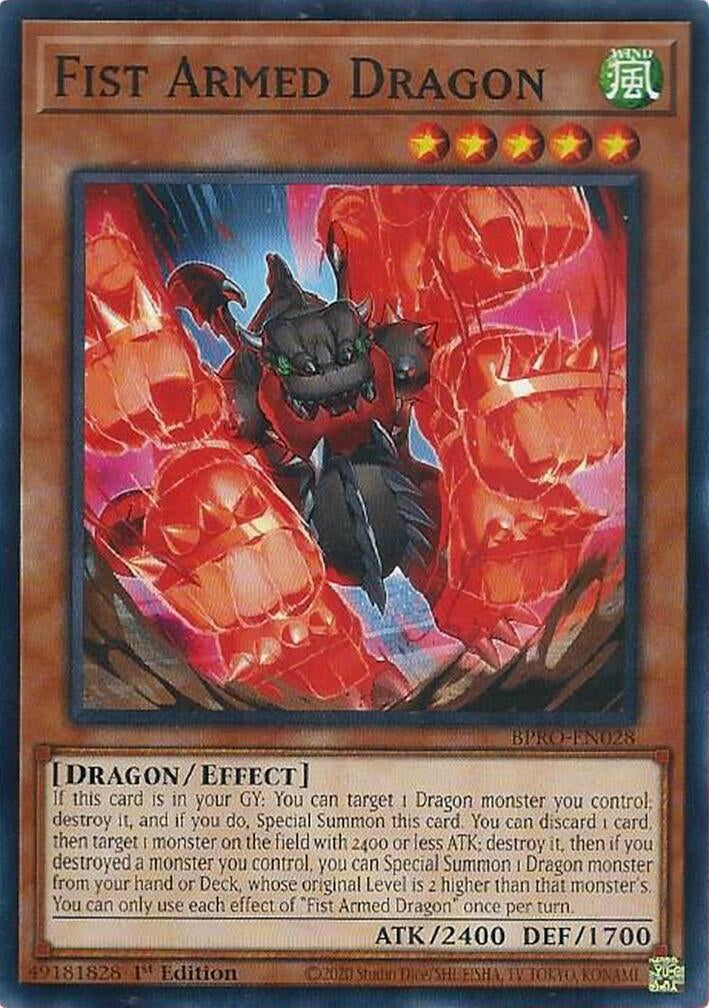 Fist Armed Dragon (BPRO-EN028)  Common