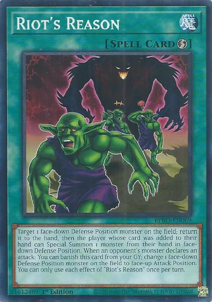 Riot's Reason (BPRO-EN069)  Common