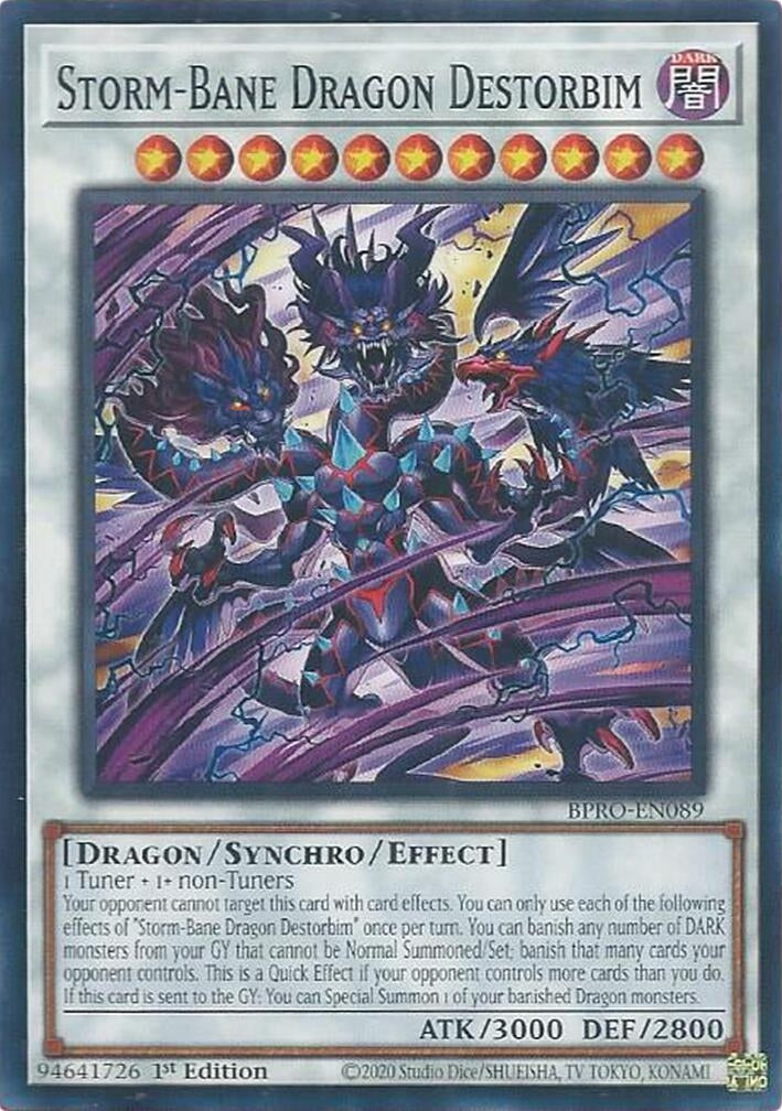 Storm-Bane Dragon Destorbim (BPRO-EN089)  Common