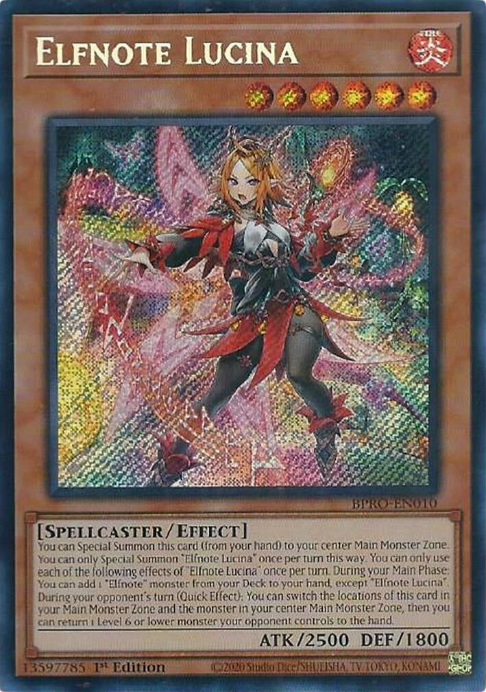 Elfnote Lucina (BPRO-EN010)  Secret Rare