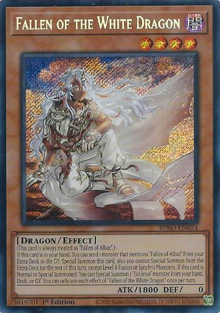Fallen of the White Dragon (BPRO-EN024)  Secret Rare