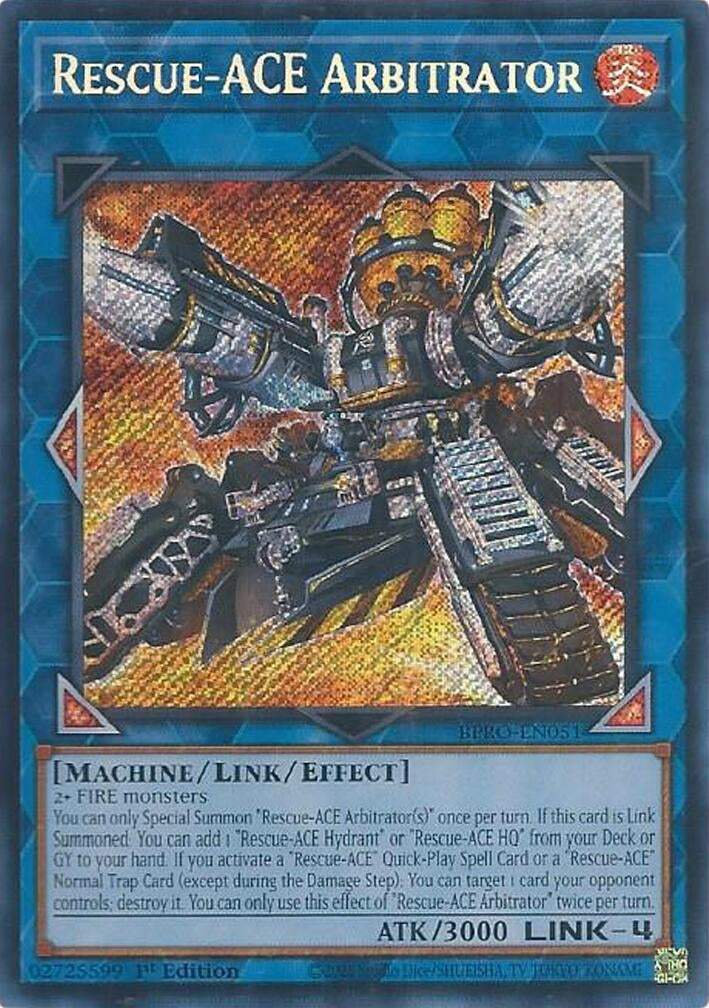 Rescue-ACE Arbitrator (BPRO-EN051)  Secret Rare