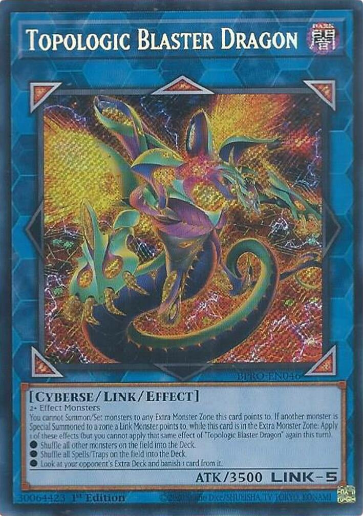 Topologic Blaster Dragon (BPRO-EN046)  Secret Rare