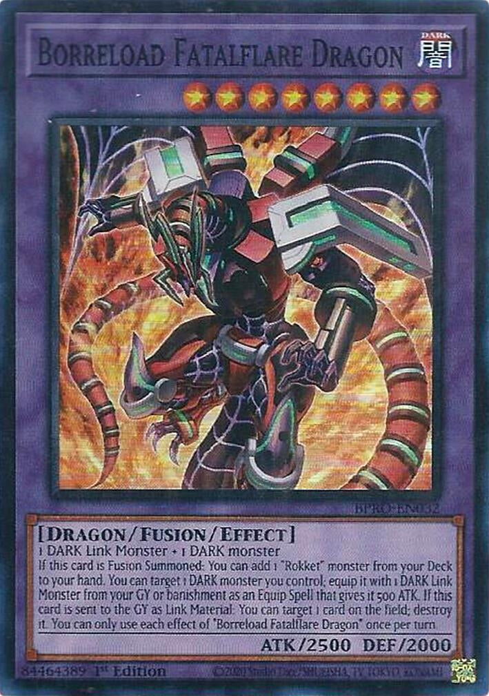 Borreload Fatalflare Dragon (BPRO-EN032)  Super Rare