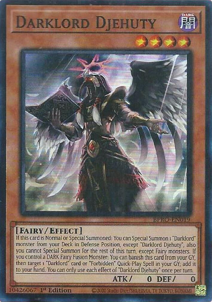 Darklord Djehuty (BPRO-EN019)  Super Rare