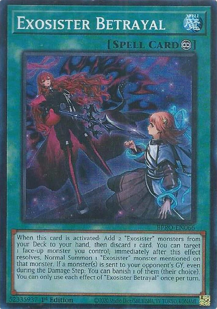 Exosister Betrayal (BPRO-EN066)  Super Rare