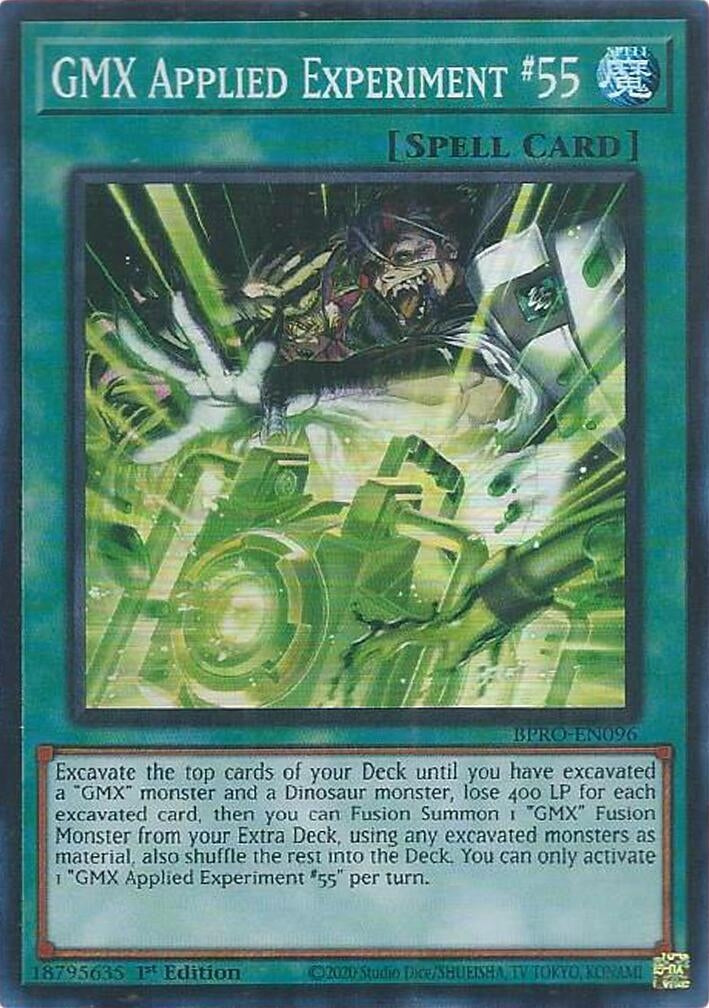 GMX Applied Experiment #55 (BPRO-EN096)  Super Rare