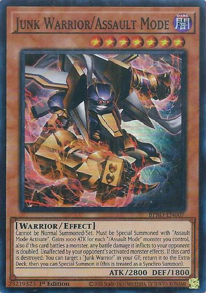 Junk Warrior/Assault Mode (BPRO-EN007)  Super Rare