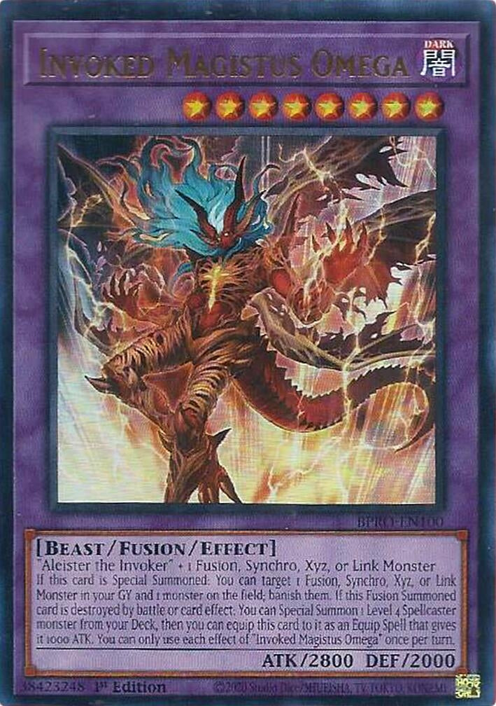 Invoked Magistus Omega (BPRO-EN100)  Ultra Rare