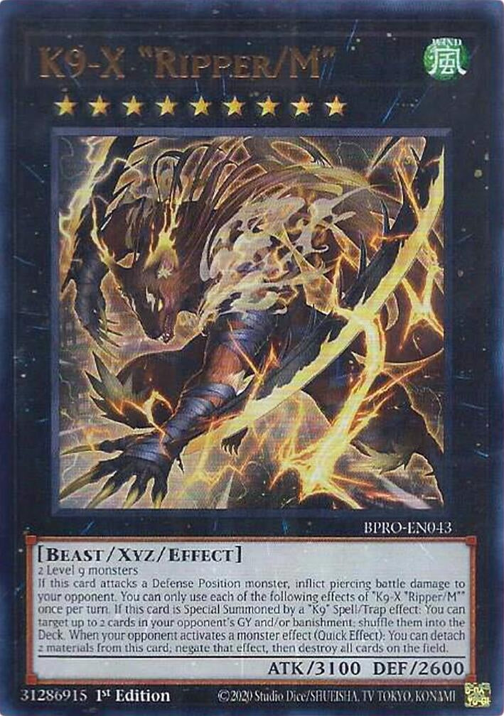 K9-X "Ripper/M" (BPRO-EN043)  Ultra Rare