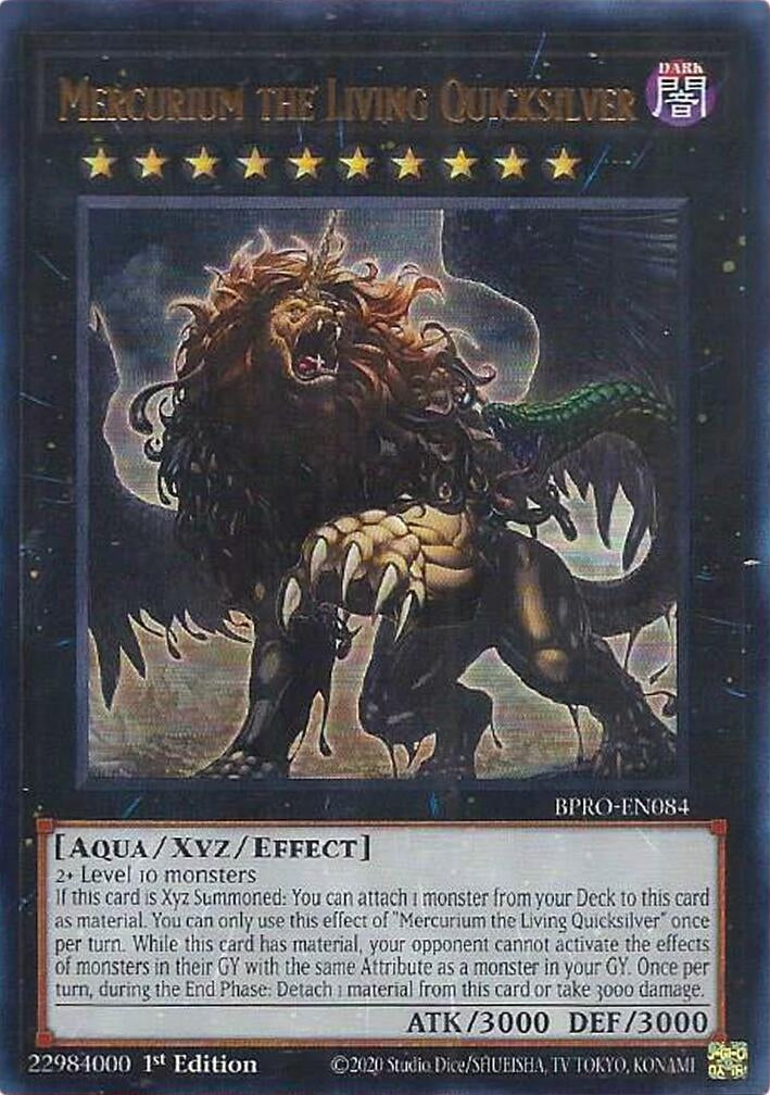 Mercurium the Living Quicksilver (BPRO-EN084)  Ultra Rare