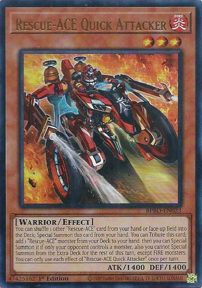 Rescue-ACE Quick Attacker (BPRO-EN023)  Ultra Rare