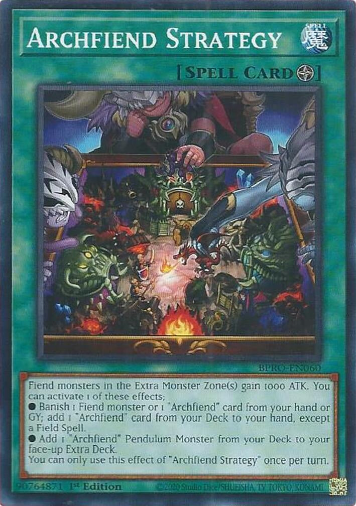 Archfiend Strategy (BPRO-EN060)  Common