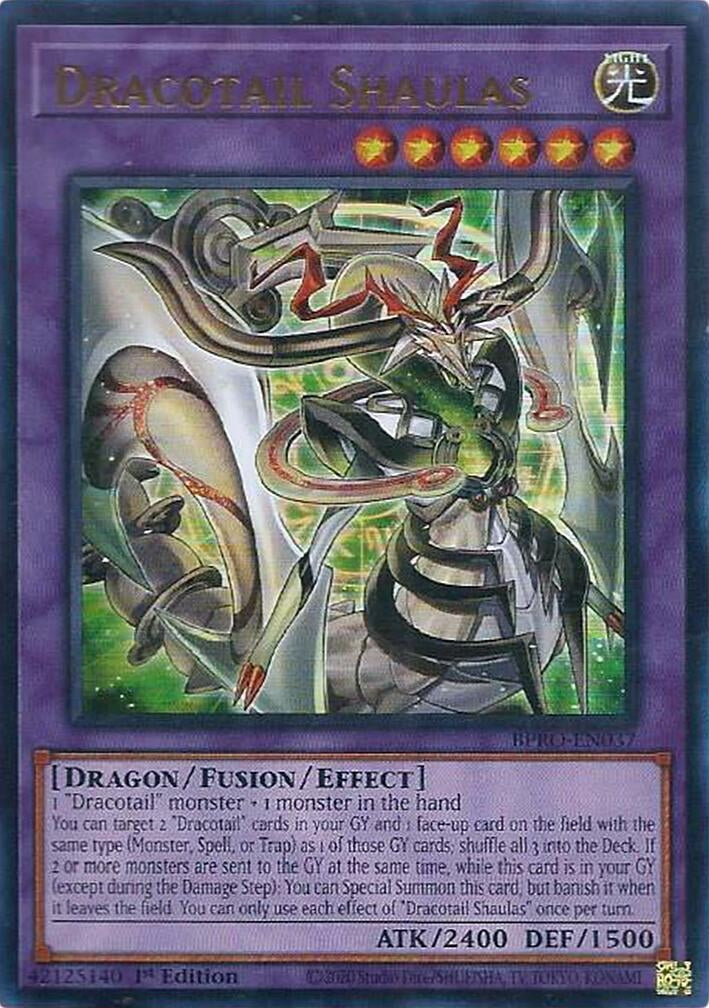 Dracotail Shaulas (BPRO-EN037)  Ultra Rare