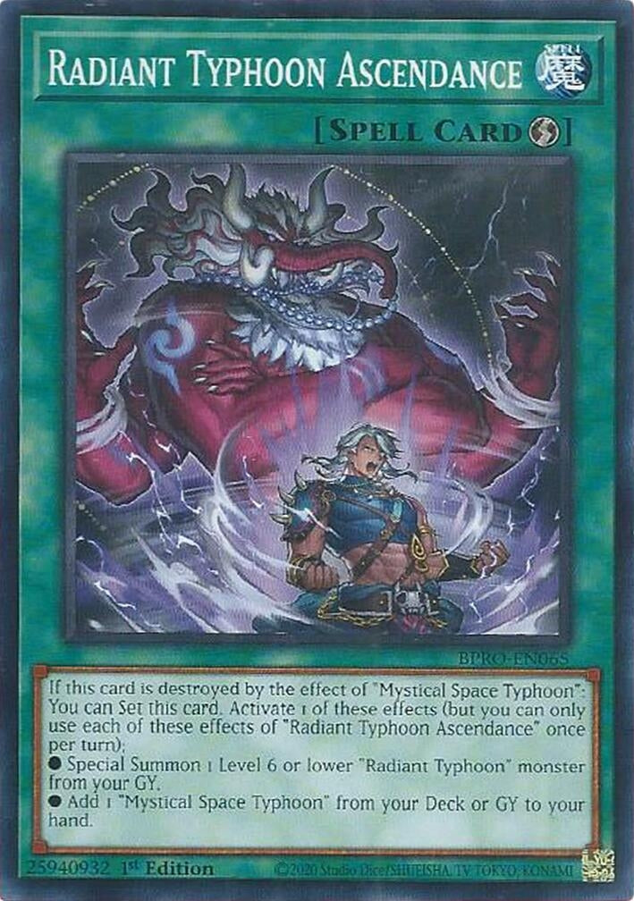Radiant Typhoon Ascendance (BPRO-EN065)  Common