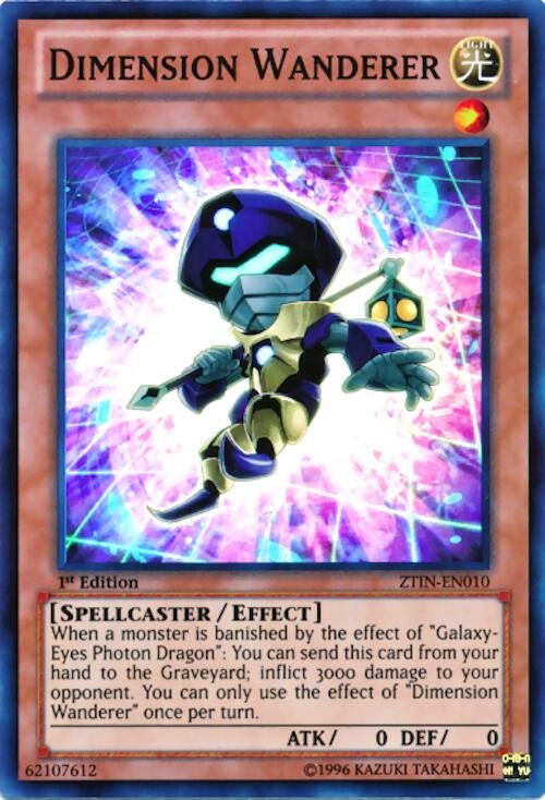 Dimension Wanderer (ZTIN-EN010) Super Rare