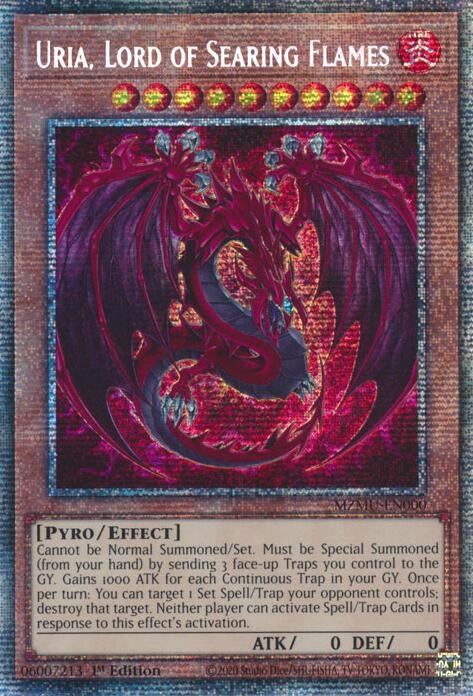 Uria, Lord of Searing Flames  (MZMU-EN000)  Starlight Rare