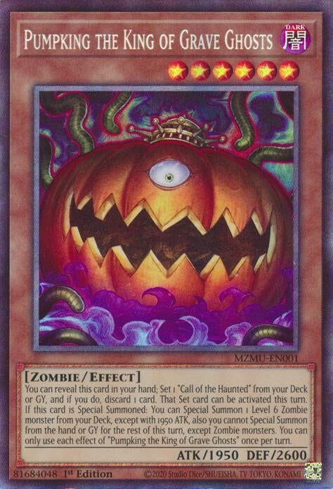 Pumpking the King of Grave Ghosts  (MZMU-EN001)  Collector's Rare
