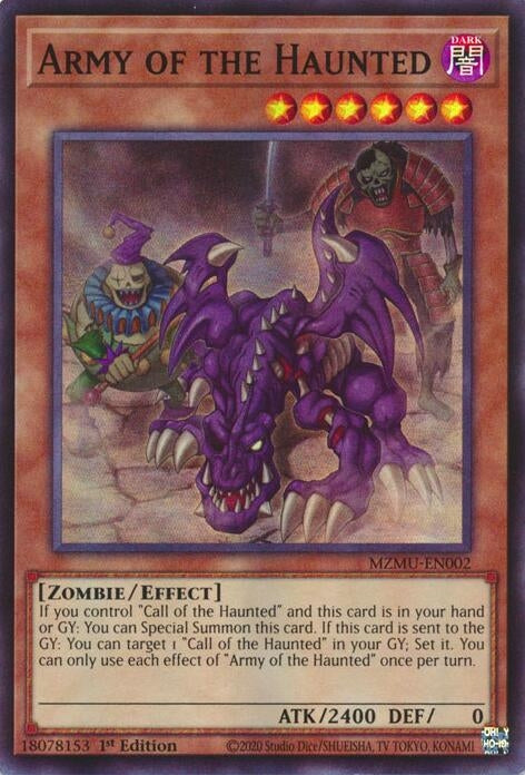 Army of the Haunted (MZMU-EN002)  Super Rare