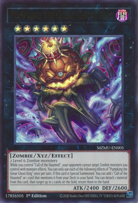 Pumpking the Great Ghost King (MZMU-EN005)  Ultra Rare