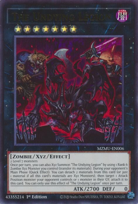 The Undying Legion (MZMU-EN006)  Ultra Rare