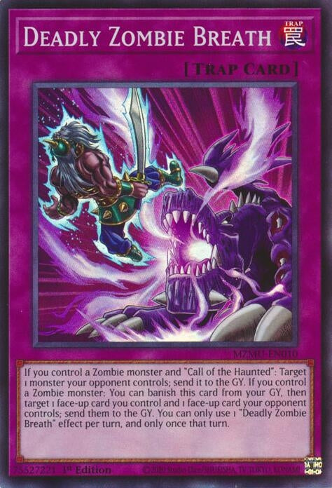 Deadly Zombie Breath (MZMU-EN010)  Super Rare
