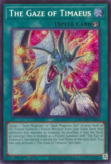 The Gaze of Timaeus (MZMU-EN013)  Secret Rare