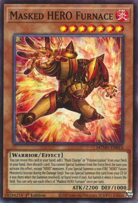Masked HERO Furnace (MZMU-EN015)  Super Rare