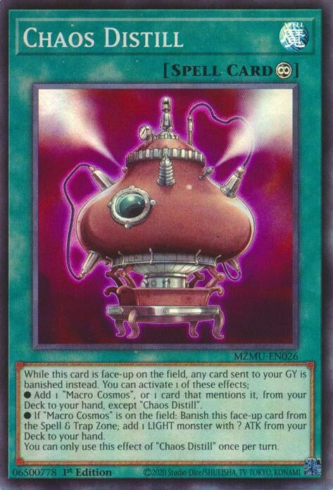Chaos Distill (MZMU-EN026)  Super Rare