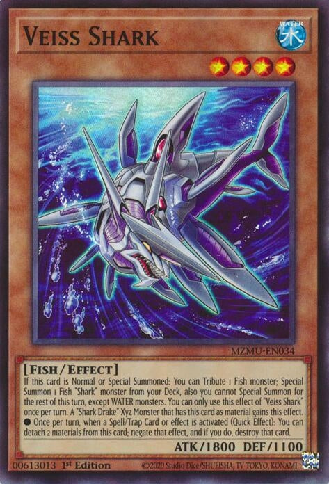 Veiss Shark (MZMU-EN034)  Super Rare