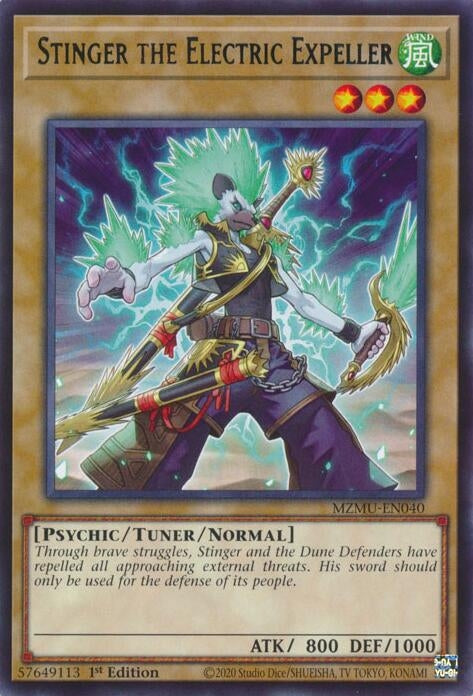 Stinger the Electric Expeller (MZMU-EN040)  Rare