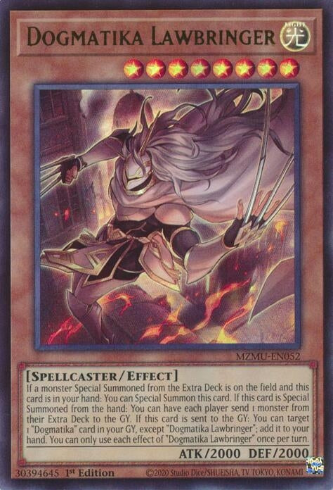Dogmatika Lawbringer (MZMU-EN052)  Ultra Rare