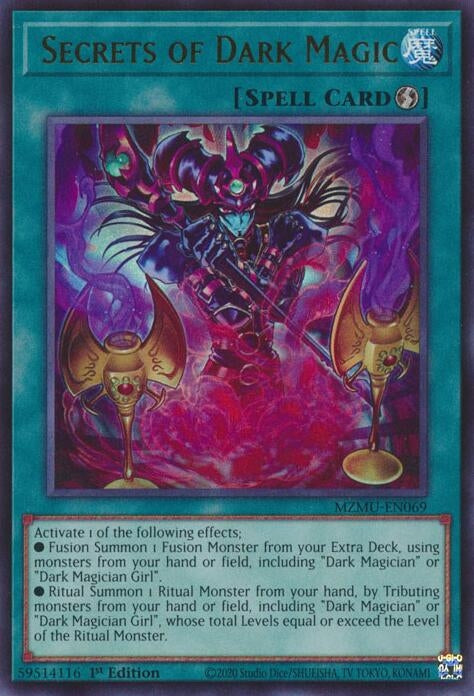 Secrets of Dark Magic (MZMU-EN069)  Ultra Rare